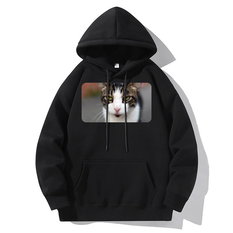 RIVER x ERIC®:Hooded Sweat-Street cat-1-350301