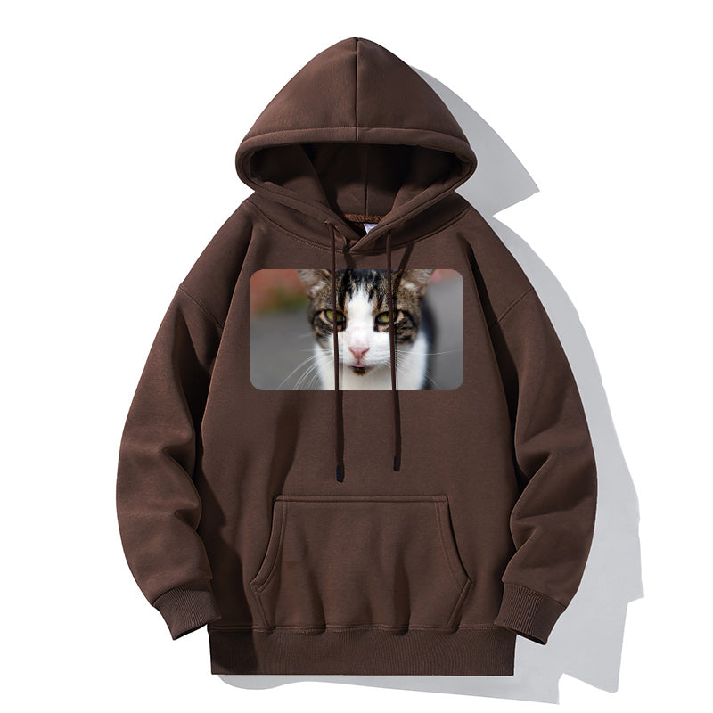 RIVER x ERIC®:Hooded Sweat-Street cat-1-350301