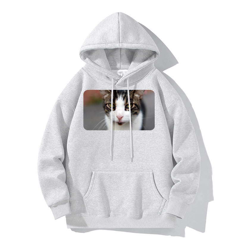 RIVER x ERIC®:Hooded Sweat-Street cat-1-350301