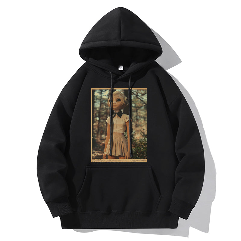 RIVER x ERIC®:【2024A/W】Hooded Sweat-ALIEN GIRL-1-350564
