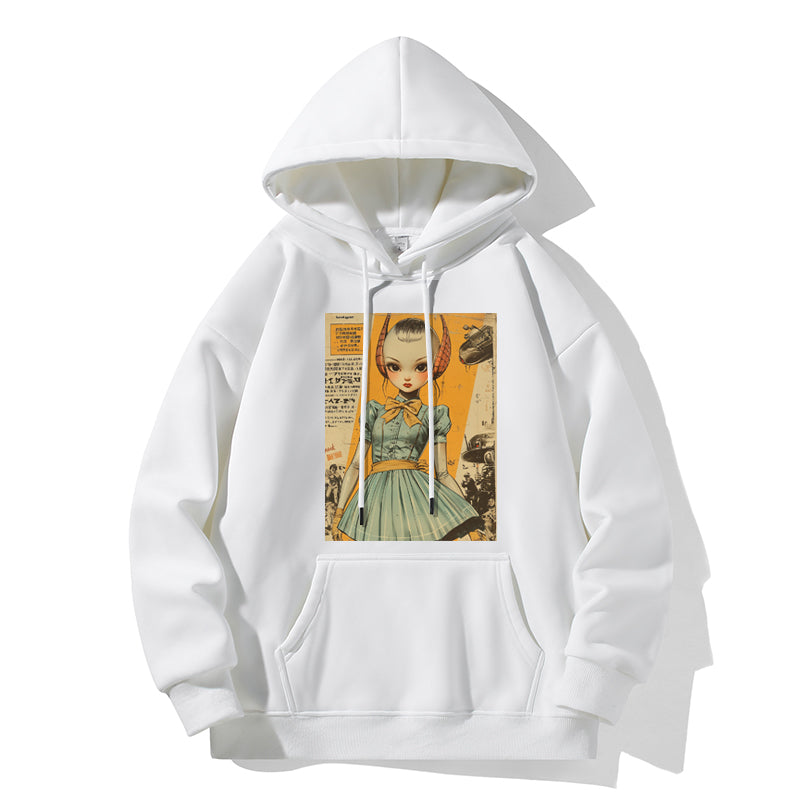RIVER x ERIC®:【2024A/W】Hooded Sweat-ALIEN GIRL-2-350565