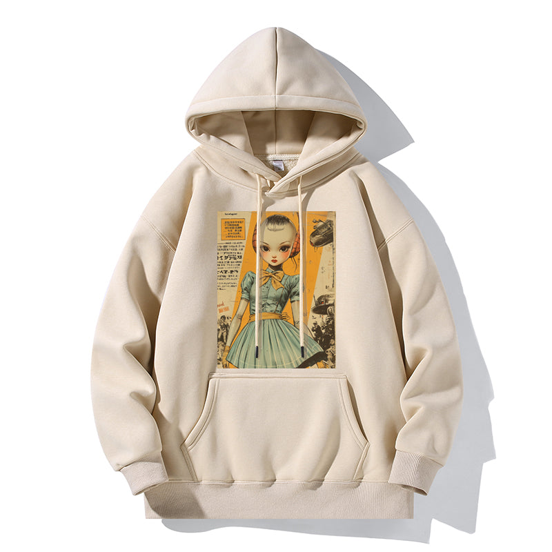 RIVER x ERIC®:【2024A/W】Hooded Sweat-ALIEN GIRL-2-350565