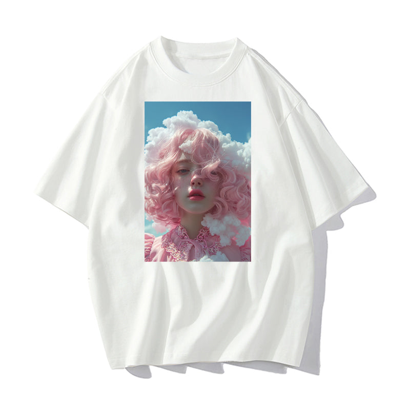 RIVER x ERIC®:t-shirt-Cloud Girl-1-350427