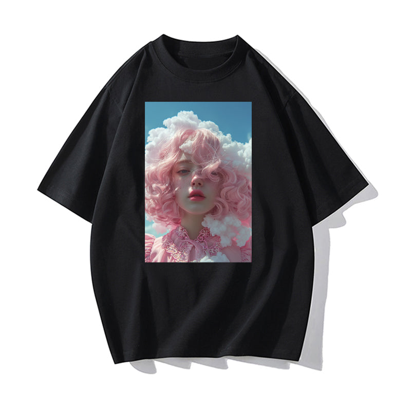 RIVER x ERIC®:t-shirt-Cloud Girl-1-350427