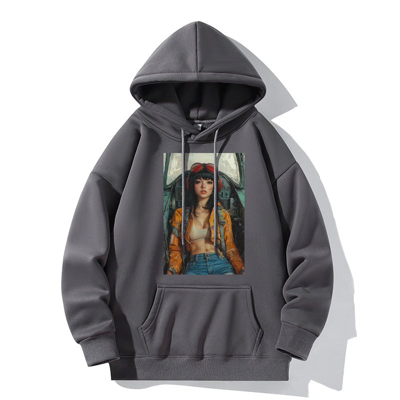 RIVER x ERIC®:【2024A/W】Hooded Sweat-Fighter-350561