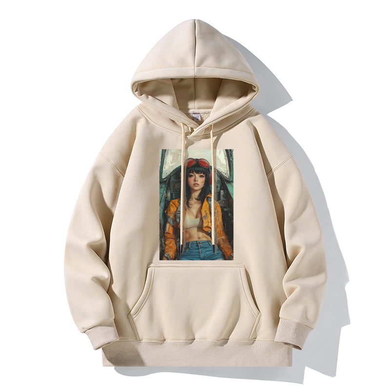 RIVER x ERIC®:【2024A/W】Hooded Sweat-Fighter-350561