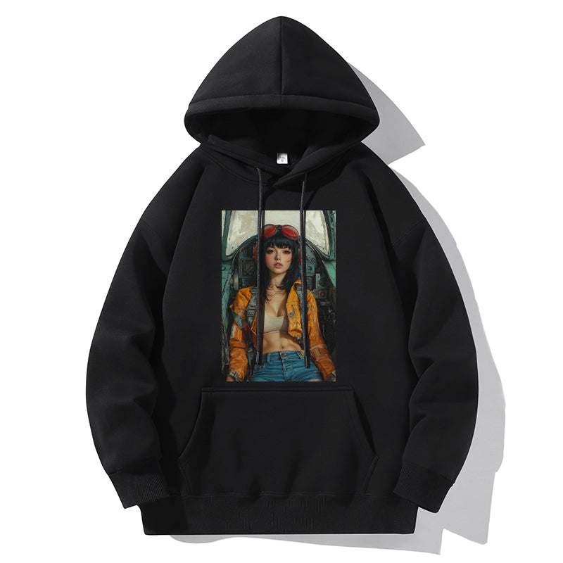 RIVER x ERIC®:【2024A/W】Hooded Sweat-Fighter-350561