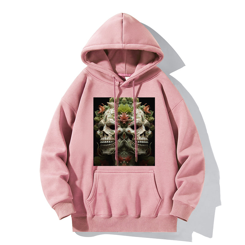 RIVER x ERIC®:Hooded Sweat-Fungus Skeleton Man-1-350389