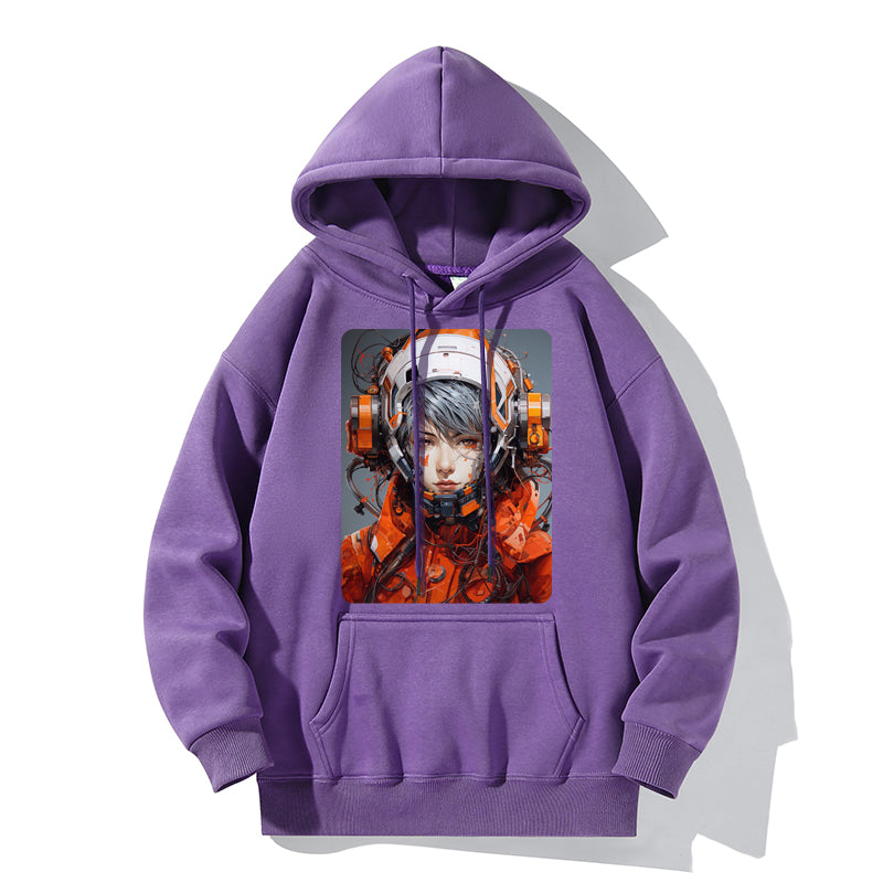 RIVER x ERIC®:Hooded Sweat-Girl Astronaut-1-350339