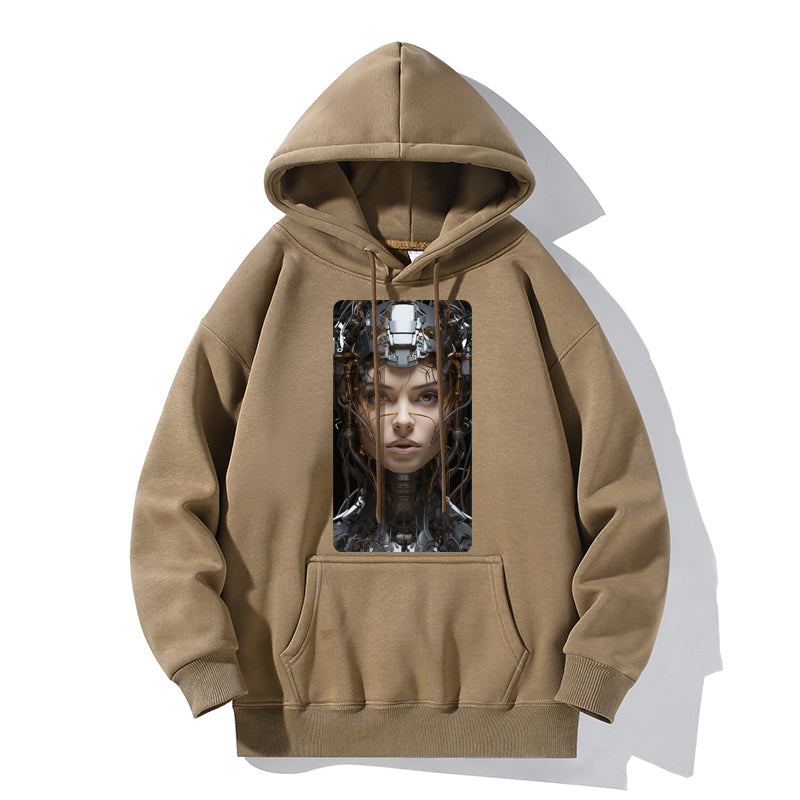 RIVER x ERIC®:Hooded Sweat-Girl Robot-4-350335