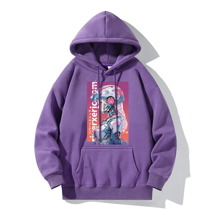 RIVER x ERIC®:Hooded Sweat-Gril Robot-1-350316