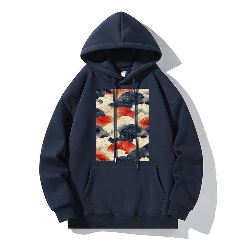 RIVER x ERIC®:【2024A/W】Hooded Sweat-Katsushika-350550