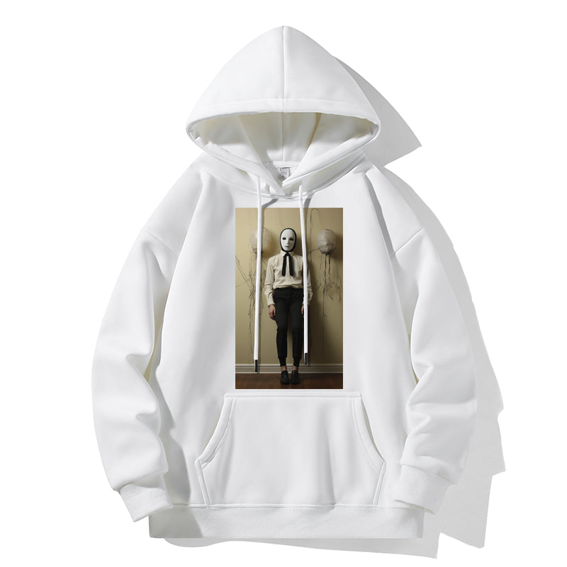 RIVER x ERIC®:Hooded Sweat-Man with a Mask-350358