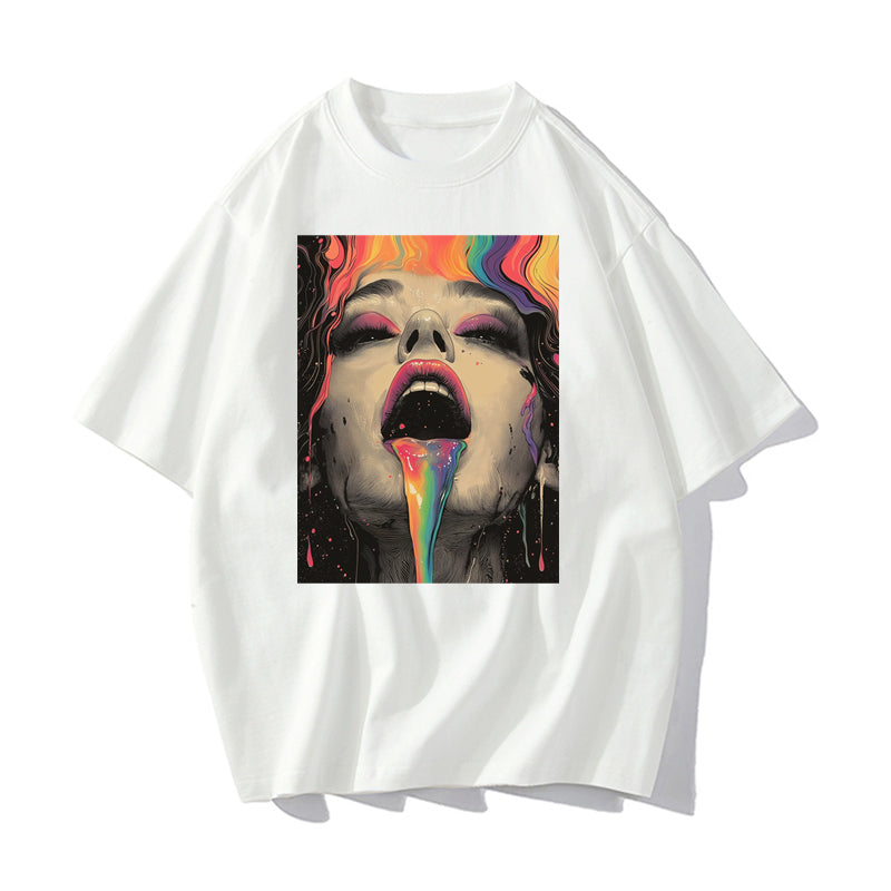 RIVER x ERIC®:t-shirt-Rainbow Illusion-350580