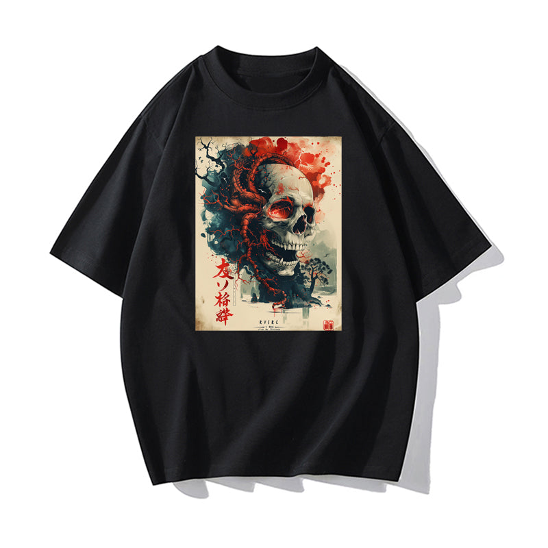 RIVER x ERIC®:t-shirt-Skull-3-350496
