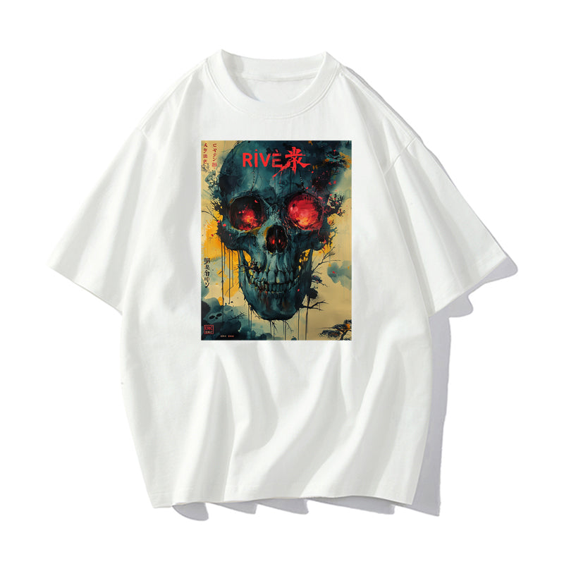 RIVER x ERIC®:t-shirt-Skull-4-350497