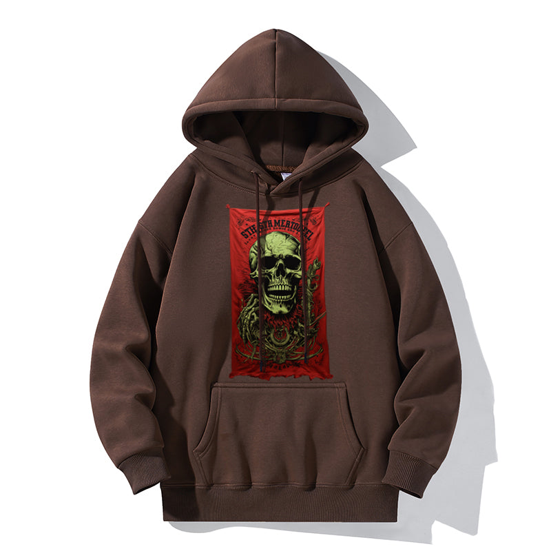 RIVER x ERIC®:Hooded Sweat-Skull and Crossbones-1-350386