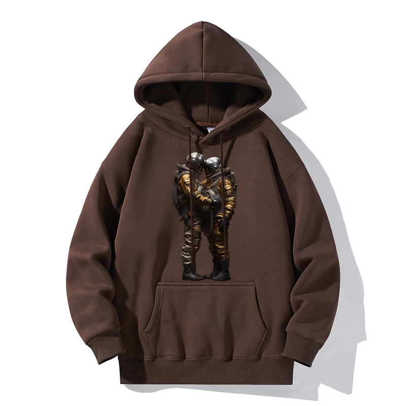 RIVER x ERIC®:Hooded Sweat-Two Astronauts-1-350388