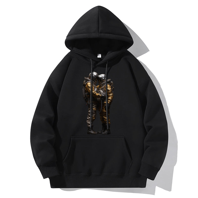 RIVER x ERIC®:Hooded Sweat-Two Astronauts-1-350388