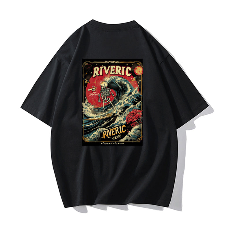 RIVER x ERIC®:t-shirt-skeleton surfing-2-350517