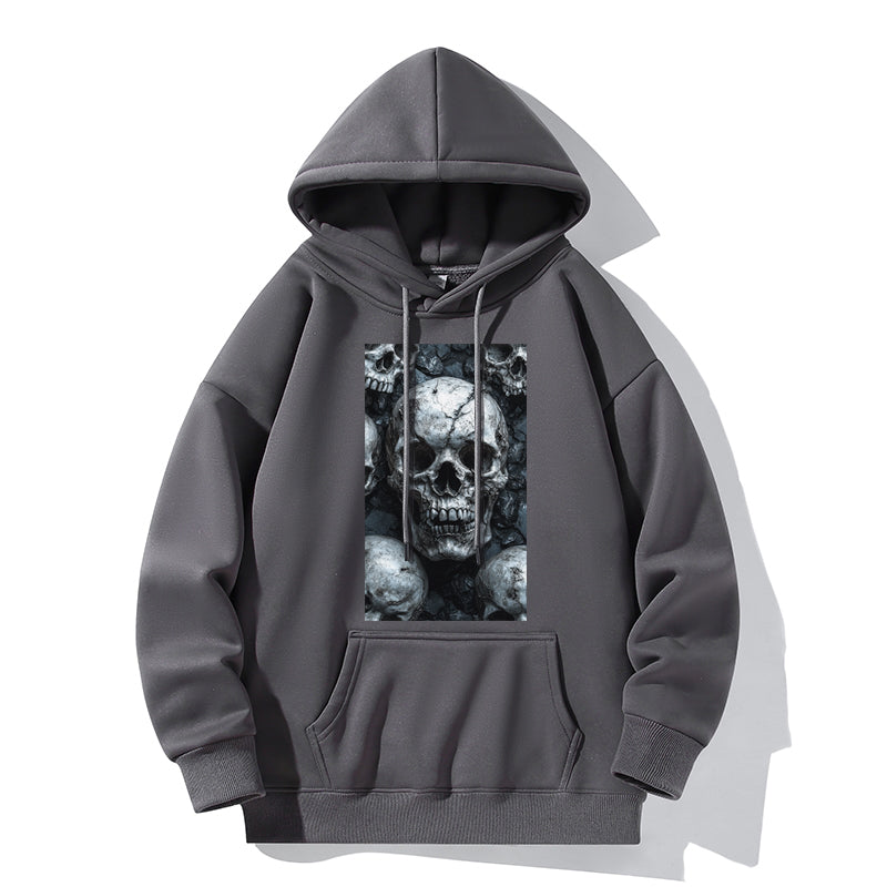RIVER x ERIC®:【2024A/W】Hooded Sweat-skulls-350541