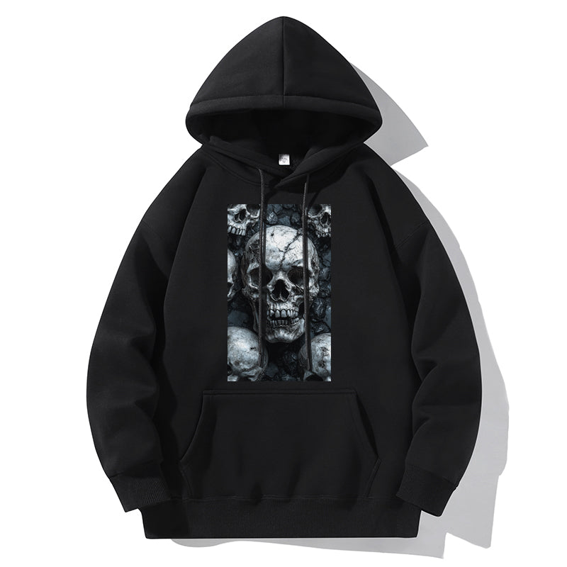 RIVER x ERIC®:【2024A/W】Hooded Sweat-skulls-350541