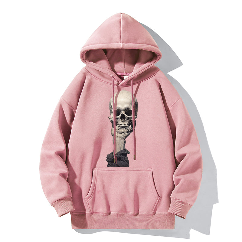 RIVER x ERIC®:Hooded Sweat- the head of a skull-350337