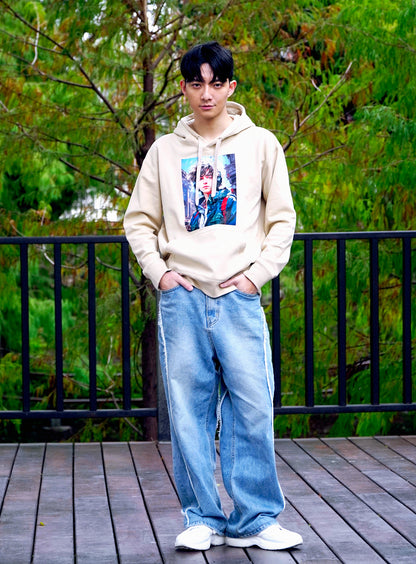 RIVER x ERIC®：Hooded Sweat-Y2K boy & girl-350385