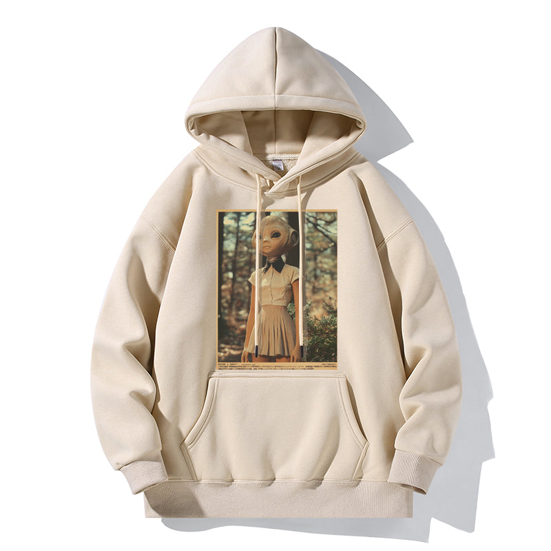 RIVER x ERIC®：【2024A/W】Hooded Sweat-ALIEN GIRL-1-350564