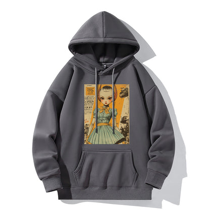 RIVER x ERIC®：【2024A/W】Hooded Sweat-ALIEN GIRL-2-350565