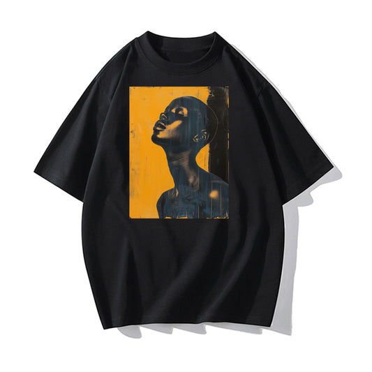 RIVER x ERIC®：t-shirt-African Woman-350475