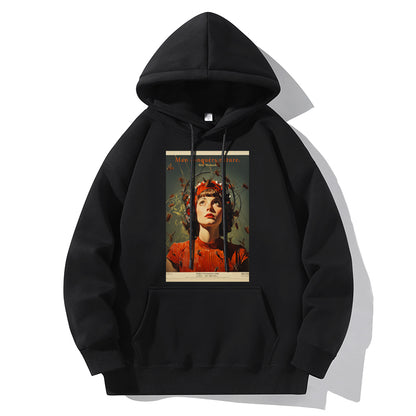 RIVER x ERIC®：Hooded Sweat-Bee Woman-350376