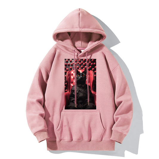 RIVER x ERIC®：Hooded Sweat-Black Cat Boss-1-350360