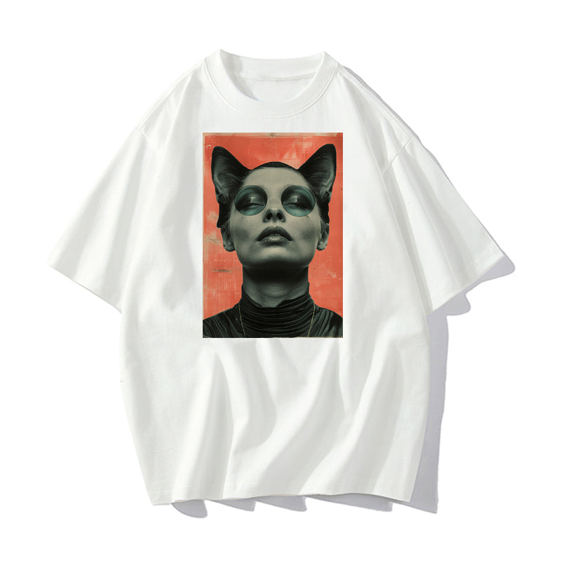 RIVER x ERIC®：t-shirt- Cat Woman-1-350432