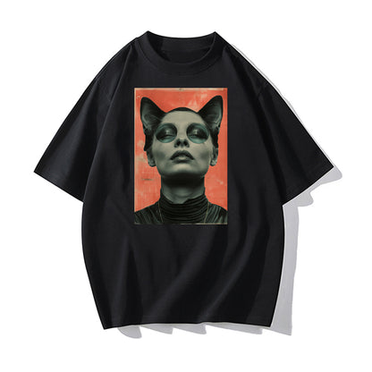 RIVER x ERIC®：t-shirt- Cat Woman-1-350432