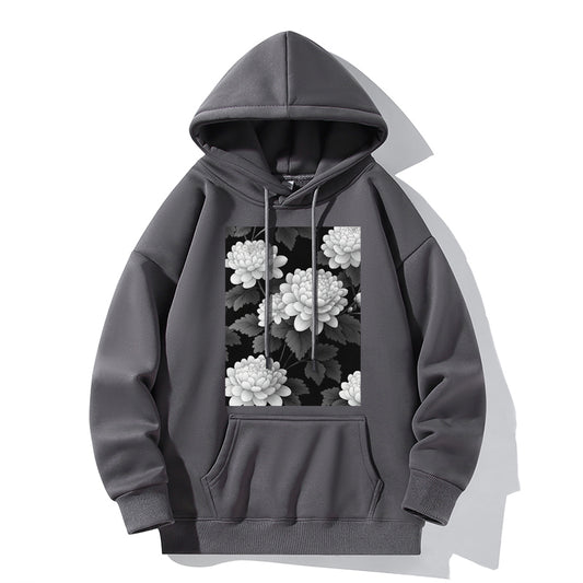 RIVER x ERIC®：【2024A/W】Hooded Sweat-Chrysanthemums-350542