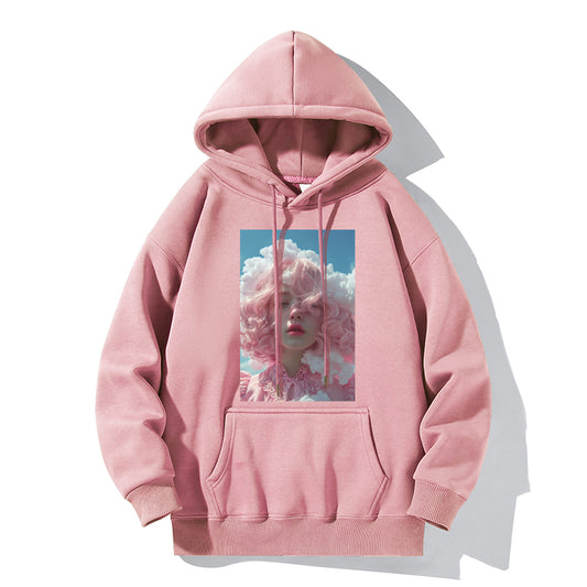 RIVER x ERIC®：【2024A/W】Hooded Sweat-Cloud Girl-350571