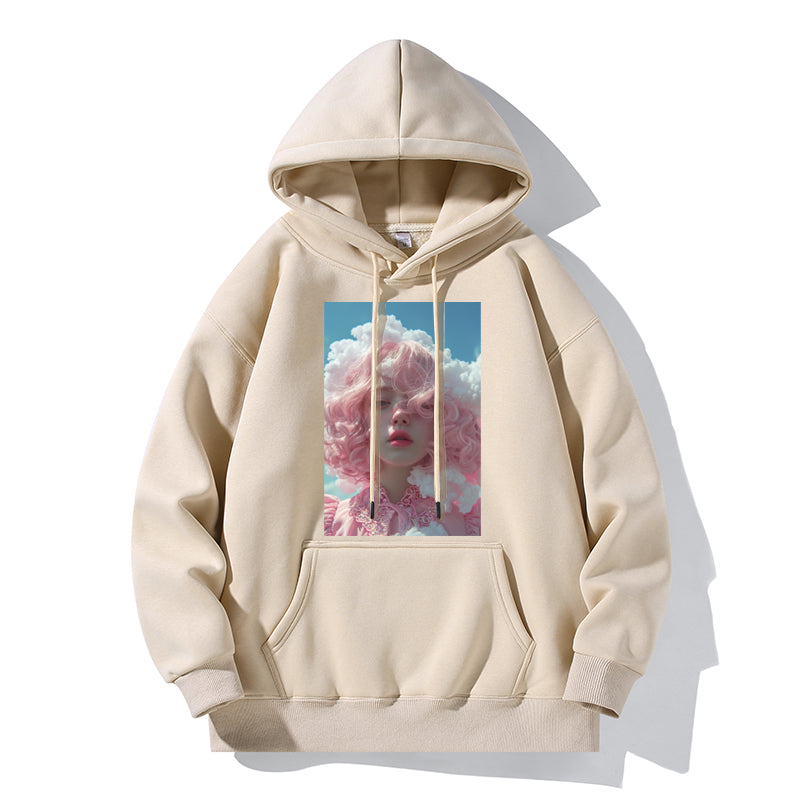 RIVER x ERIC®：【2024A/W】Hooded Sweat-Cloud Girl-350571