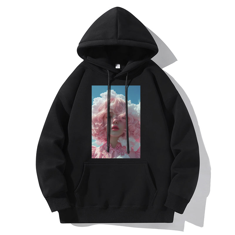 RIVER x ERIC®：【2024A/W】Hooded Sweat-Cloud Girl-350571