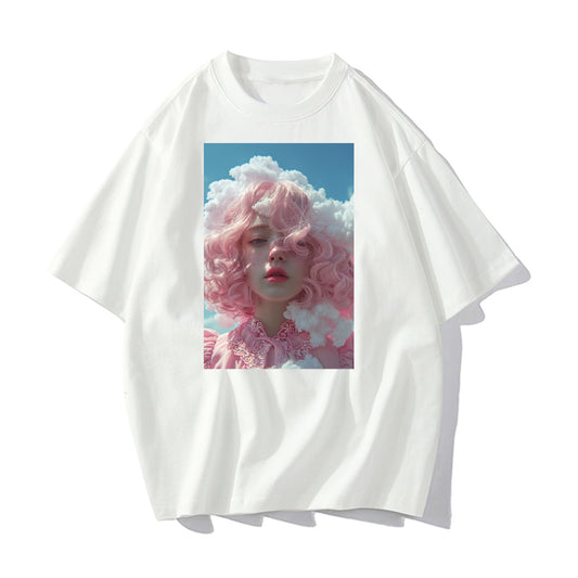 RIVER x ERIC®：t-shirt-Cloud Girl-1-350427
