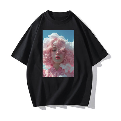 RIVER x ERIC®：t-shirt-Cloud Girl-1-350427