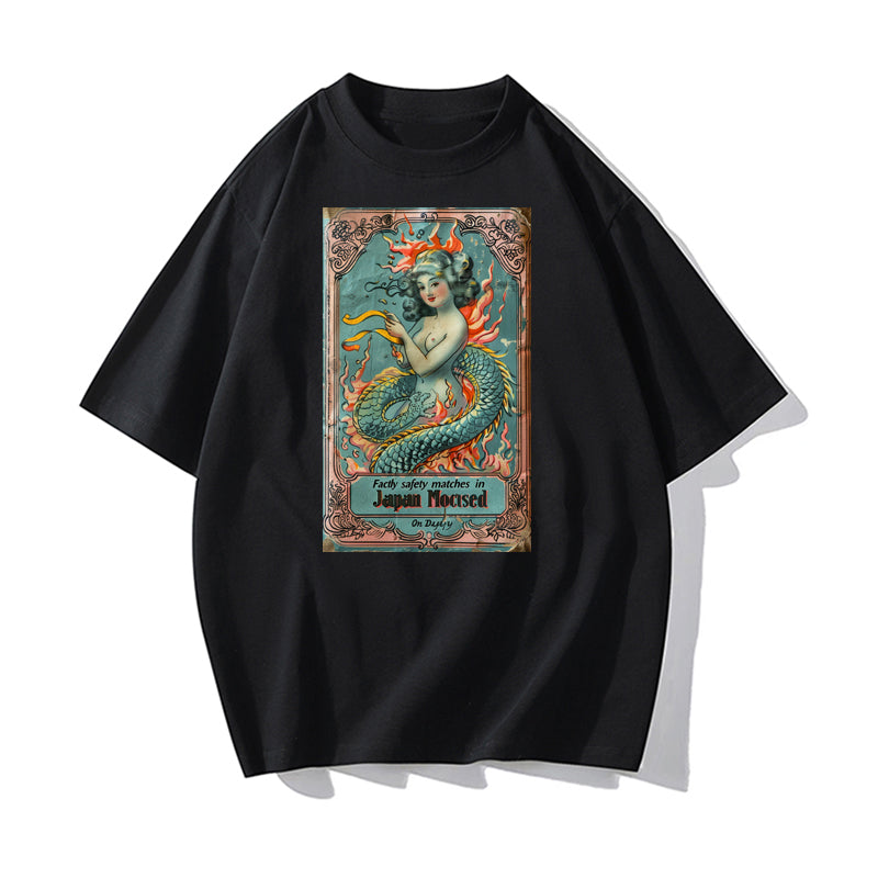 RIVER x ERIC®：t-shirt- Dragon Girl-1-350457