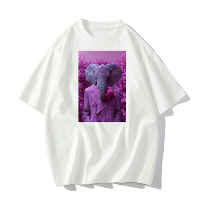 RIVER x ERIC®：t-shirt-Elephant In A Purple Suit-1-350438