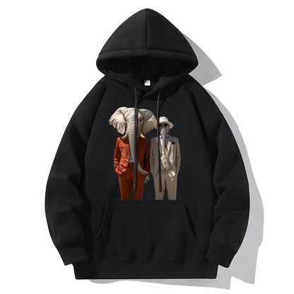 RIVER x ERIC®：Hooded Sweat-Elephant Men-1-350346