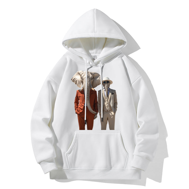 RIVER x ERIC®：Hooded Sweat-Elephant Men-1-350346