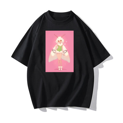 RIVER x ERIC®：t-shirt-Female Moth-350611