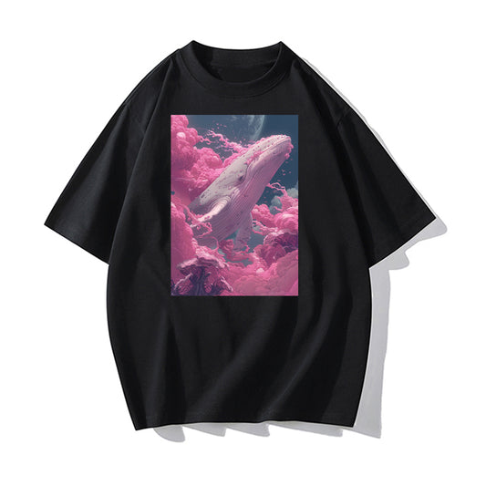 RIVER x ERIC®：t-shirt-Flying Whale-1-350428
