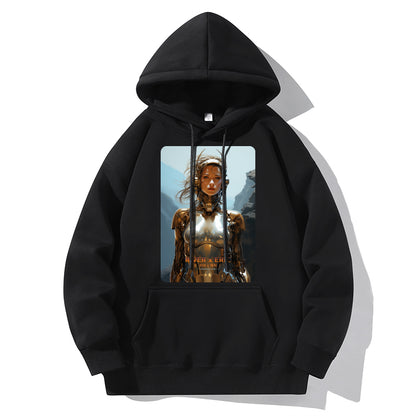 RIVER x ERIC®：Hooded Sweat-Gril Robot-3-350318