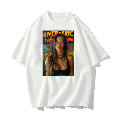 RIVER x ERIC®：t-shirt-HOT GIRL-350526