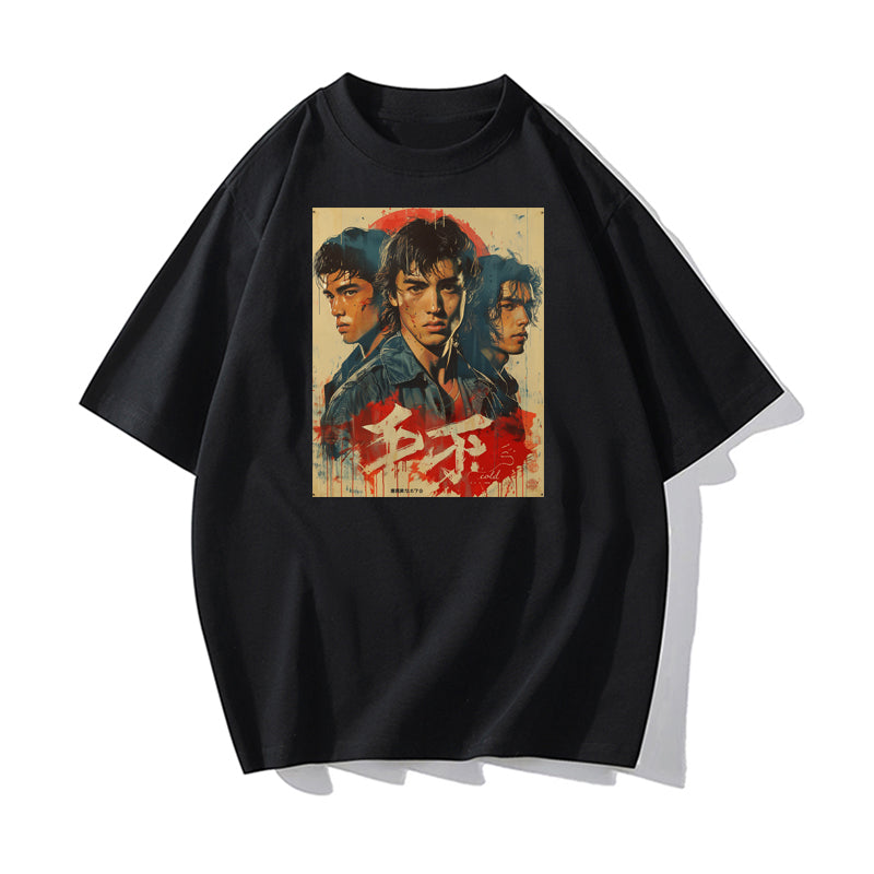 RIVER x ERIC®：t-shirt-Japanese Retro Poster-1-350443